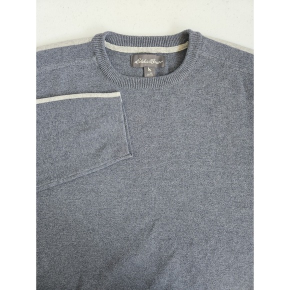 Eddie Bauer Other - Eddie Bauer Men's XL Gray Mediumweight Thick Long Sleeve Crew Neck Knit Sweater
